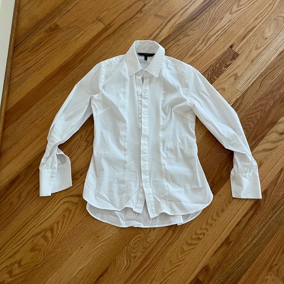 White House Black Market Tops - White button up shirt White House black market